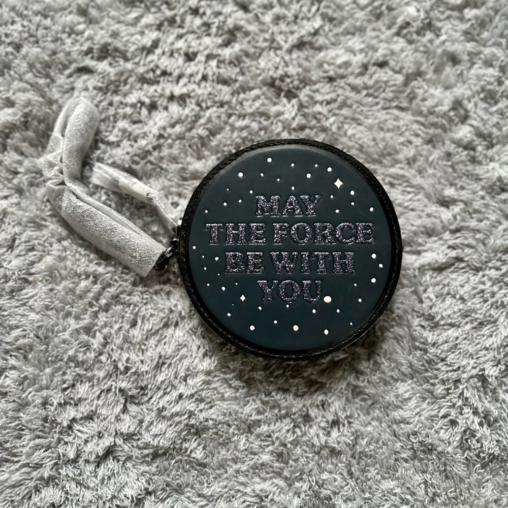 Star Wars X Coach Round Coin Case With May The Force Be With You